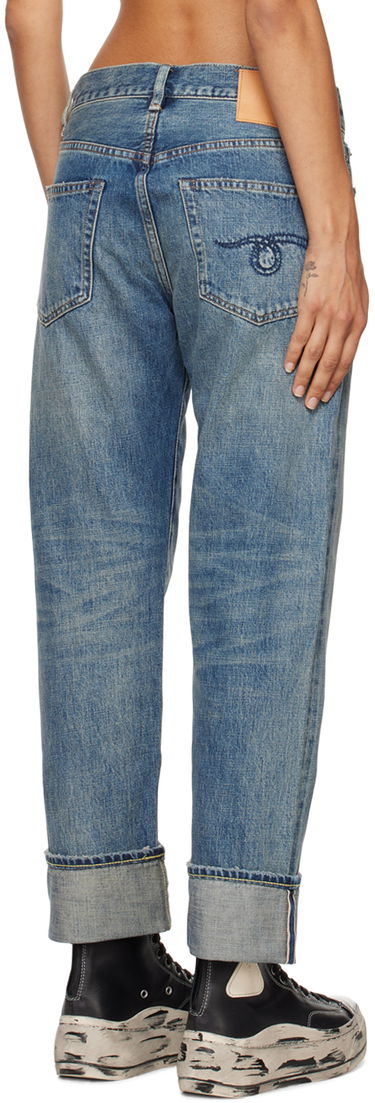 Дънки R13 R13 Boyfriend Jeans Синьо | R13W5083-D250C, 2