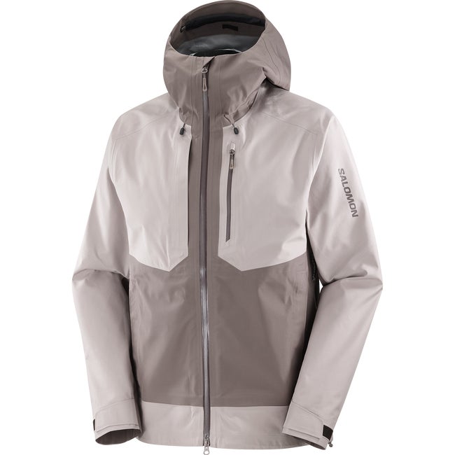 Дъждобран Salomon Outline 3L GORE-TEX Jacket Бежово | LC2536800, 1