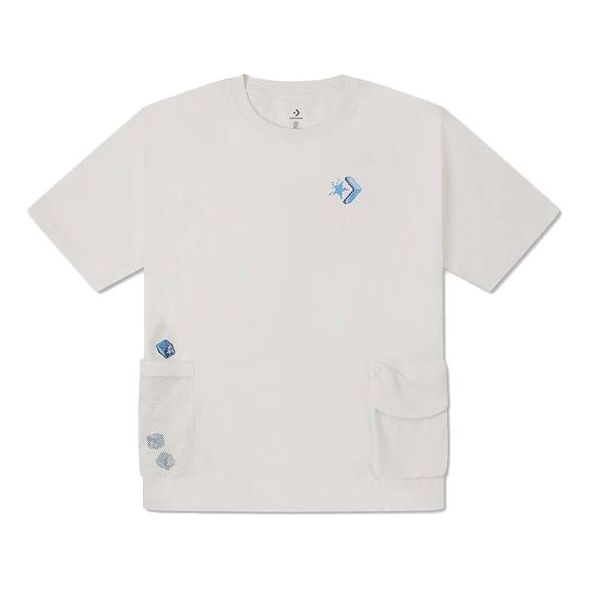Тениска Converse Summer Drink Pocket T-Shirt Бяло | 10027225-A01