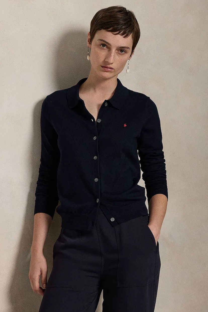 Пуловер Polo by Ralph Lauren Lightweight Polo Ralph Lauren Cardigan Тъмно синьо | 211959285