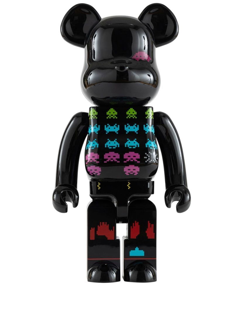 Колекционерско Medicom Toy Space Invaders Be@rbrick figure - Black Черно | MEDI003818503342