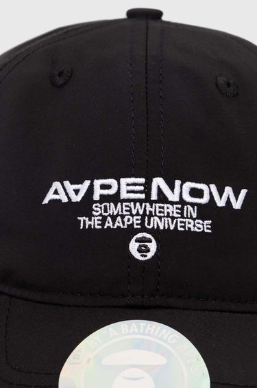 Шапка с козирка AAPE by A Bathing Ape AAPE Cap with Applique Черно | AAPCPM5255XXM, 1