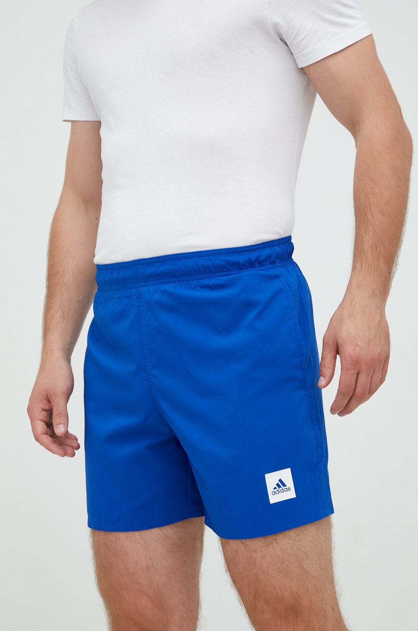 Бански adidas Performance Short Length Solid Синьо | HP1773, 0