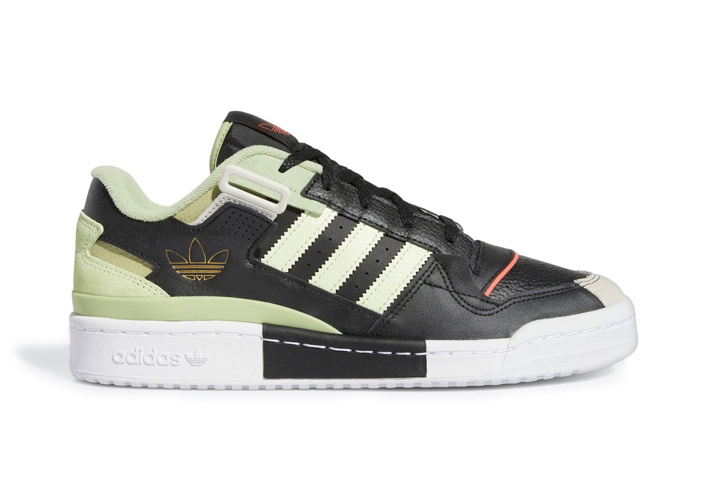 Кецове и обувки adidas Originals Forum Exhibit Low Core Black Almost Lime Magic Lime Черно | GZ0936, 0