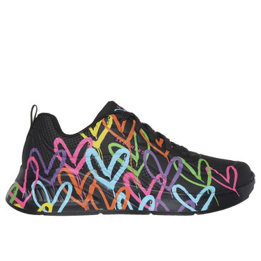 Кецове и обувки Skechers Uno Черно | 177977-BKMT, 0