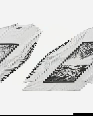 Тениска Cav Empt Century Cameo Longsleeve T-Shirt Бяло | CES28LT03 WHITE, 1