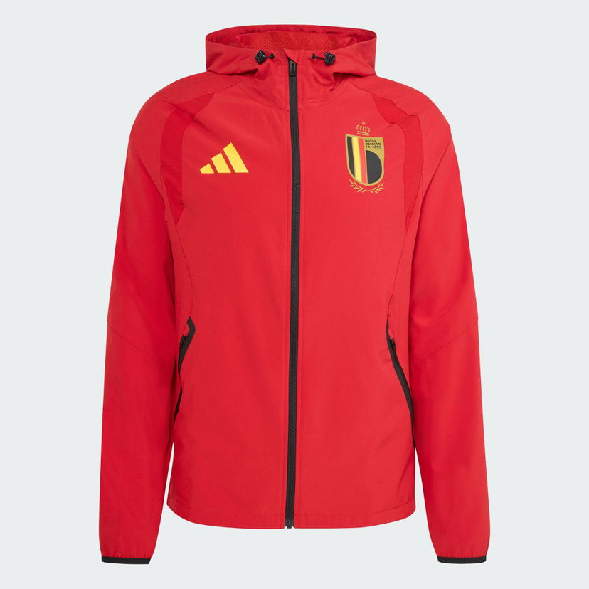 Ветровка adidas Performance Belgium Tiro Tech Full Zip Windbreaker Червено | KA3810