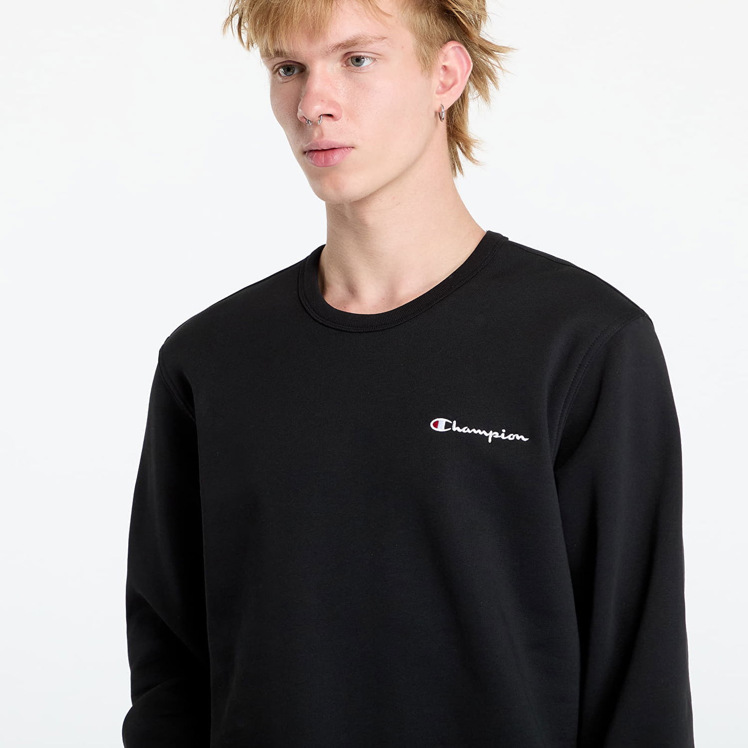 Суитчър Champion Crewneck Sweatshirt Черно | 220259 CHA KK001, 1