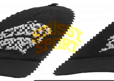 Шапка с козирка Stüssy Stussy Sport Snapback Cap Черно | 1311101, 0