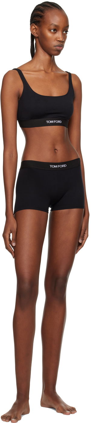 гащички Tom Ford Tom Ford Jacquard Boy Shorts Черно | KNJ006-JEX011, 3