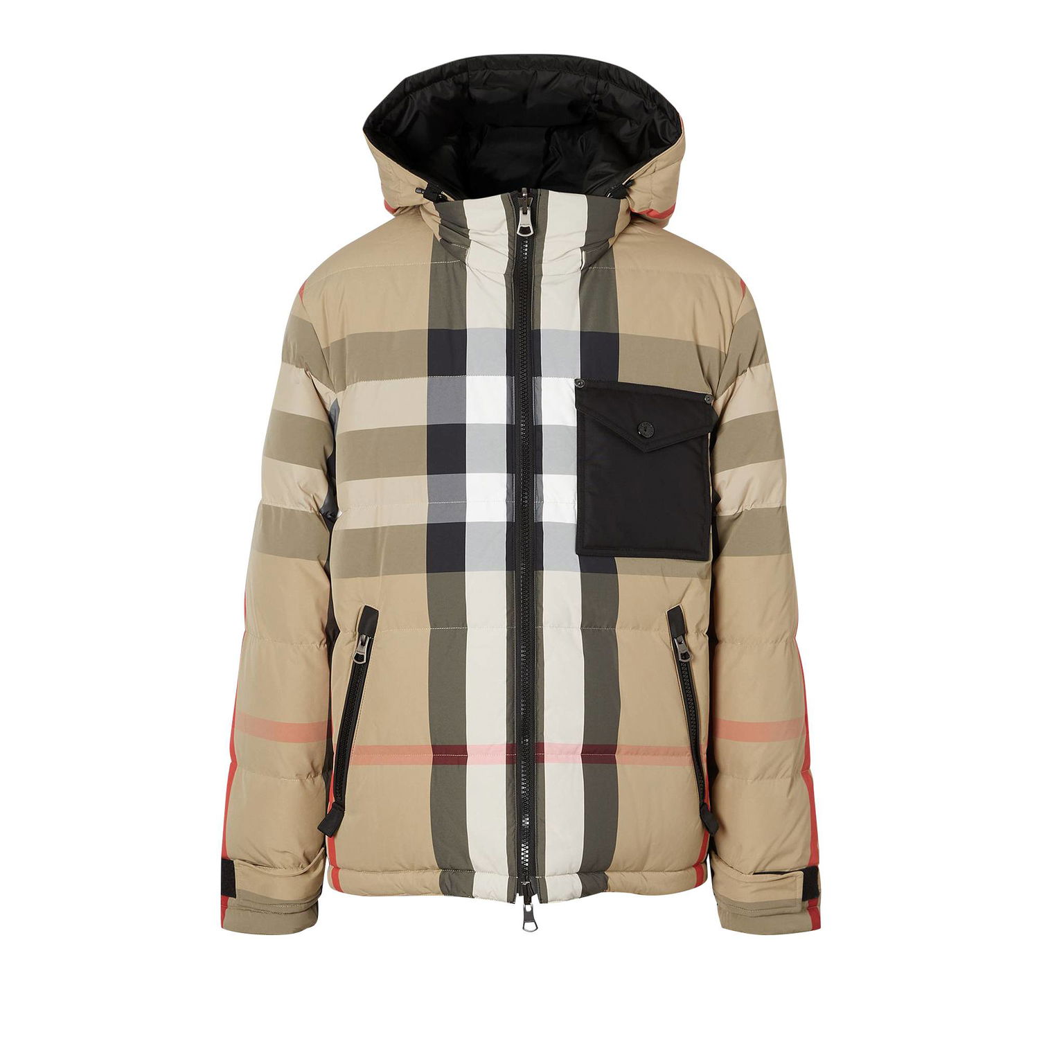Пухо яке Burberry Reversible Check Puffer Jacket Бежово | 8033115, 1