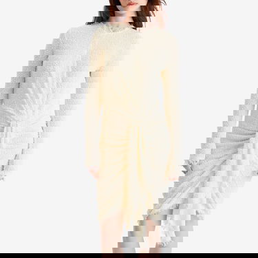 Pокля ISABEL MARANT Isabel Marant Ophelie Knitted Wrap Detail Dress Бяло | RO0679FA-C1K01I, 2