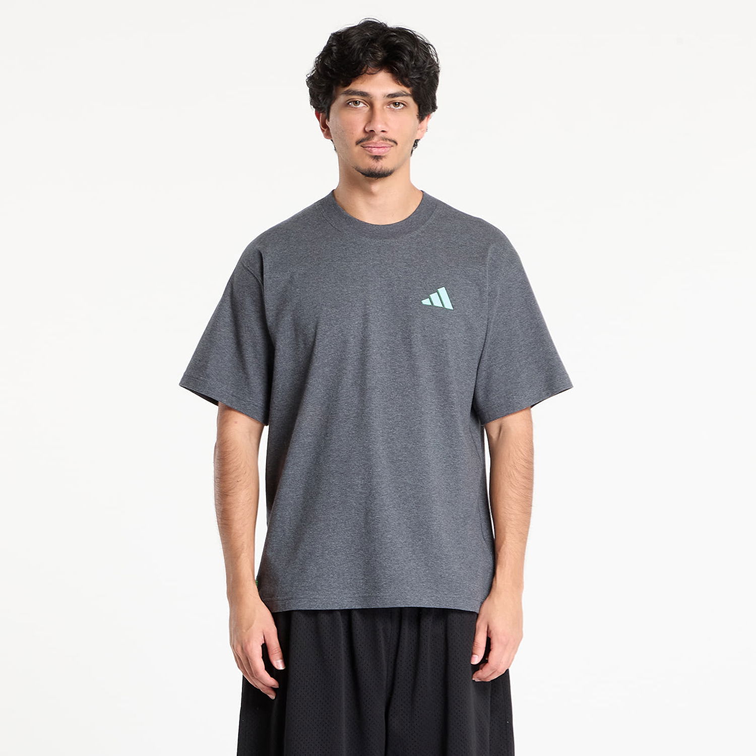 Тениска adidas Performance Mercedes-AMG Petronas Formula One Team Premium Sweat T-Shirt Сиво | JX8775, 0