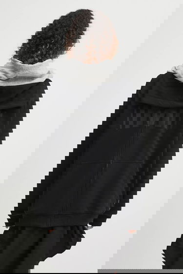 Суитчър Maison Margiela MM6 Maison Margiela Hooded Sweatshirt with Stripes Сиво | S52HG0040.M25013.964, 5