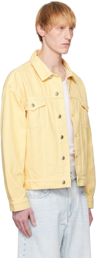 Яке MAISON KITSUNÉ Maison Kitsuné Trucker Denim Jacket Жълто | OM02103WD4012, 1
