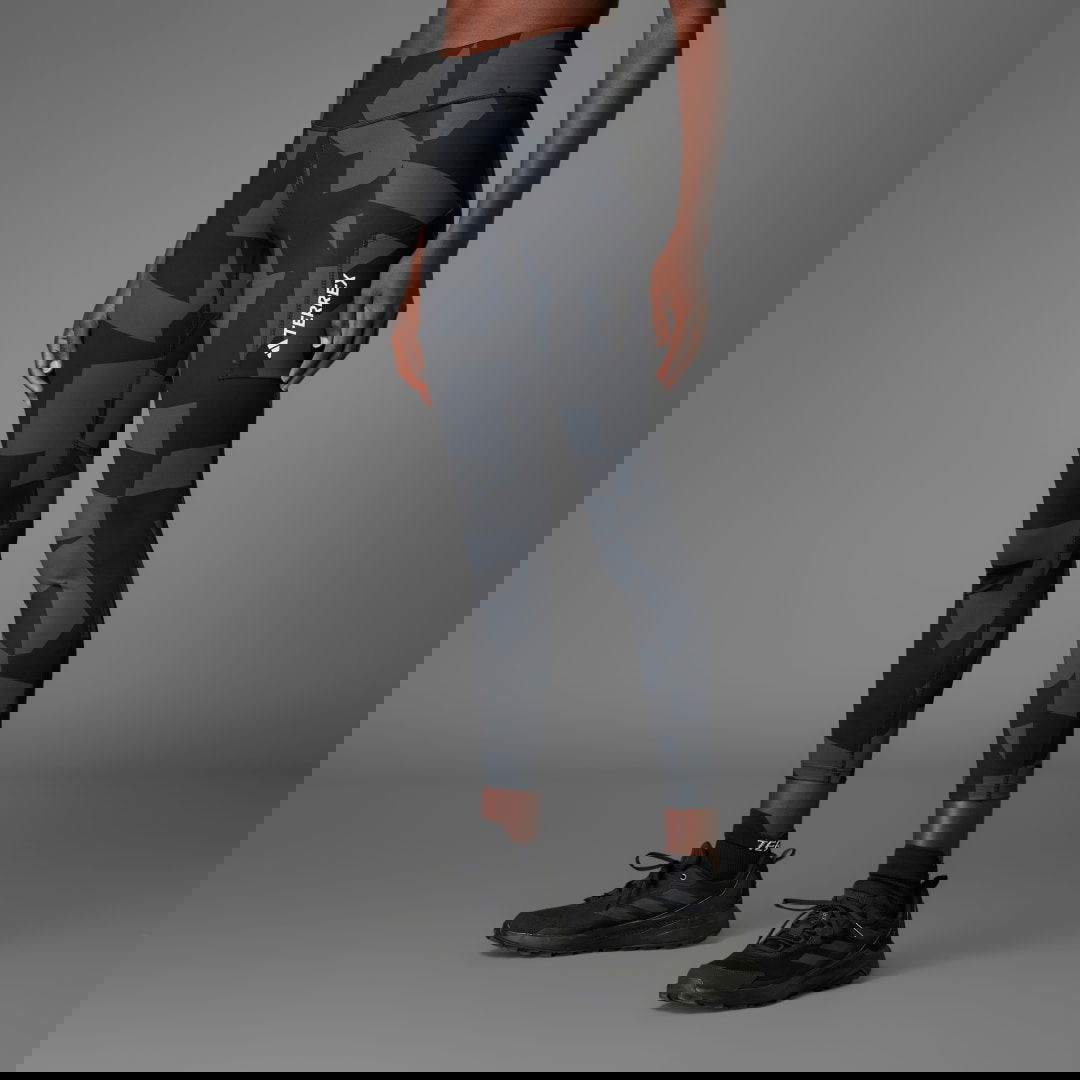 Клинове adidas Performance Terrex Multi Printed Leggings Черно | JF1270, 0