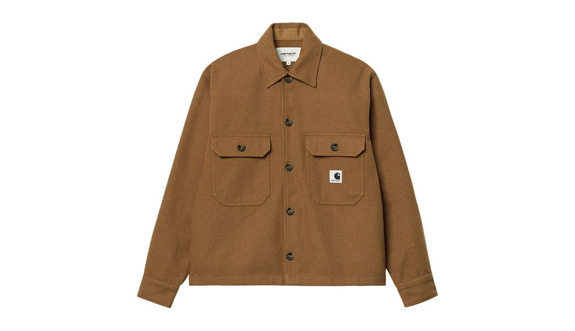 Яке Carhartt WIP W Wiston Shirt Jac Hamilton Brown Кафяво | I030813_HZ_XX