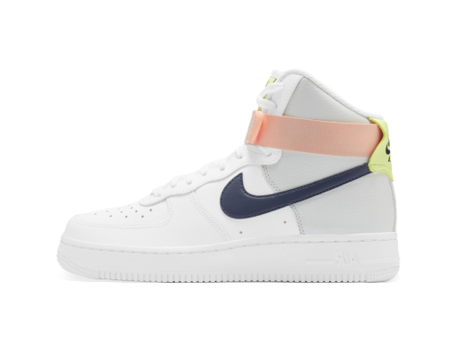Кецове и обувки Nike Air Force 1 High Midnight Navy W Бяло | 334031-117