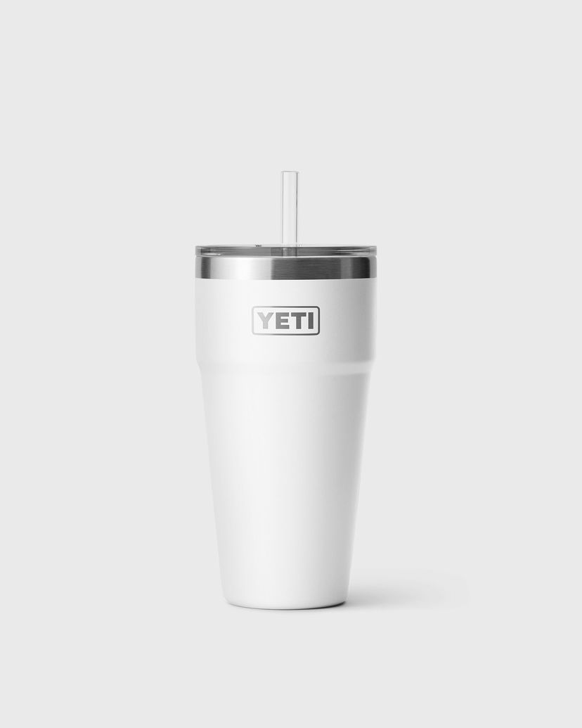 Домашен декор YETI 26 OZ STACKABLE CUPWITH STRAW LID Бяло | 888830131978