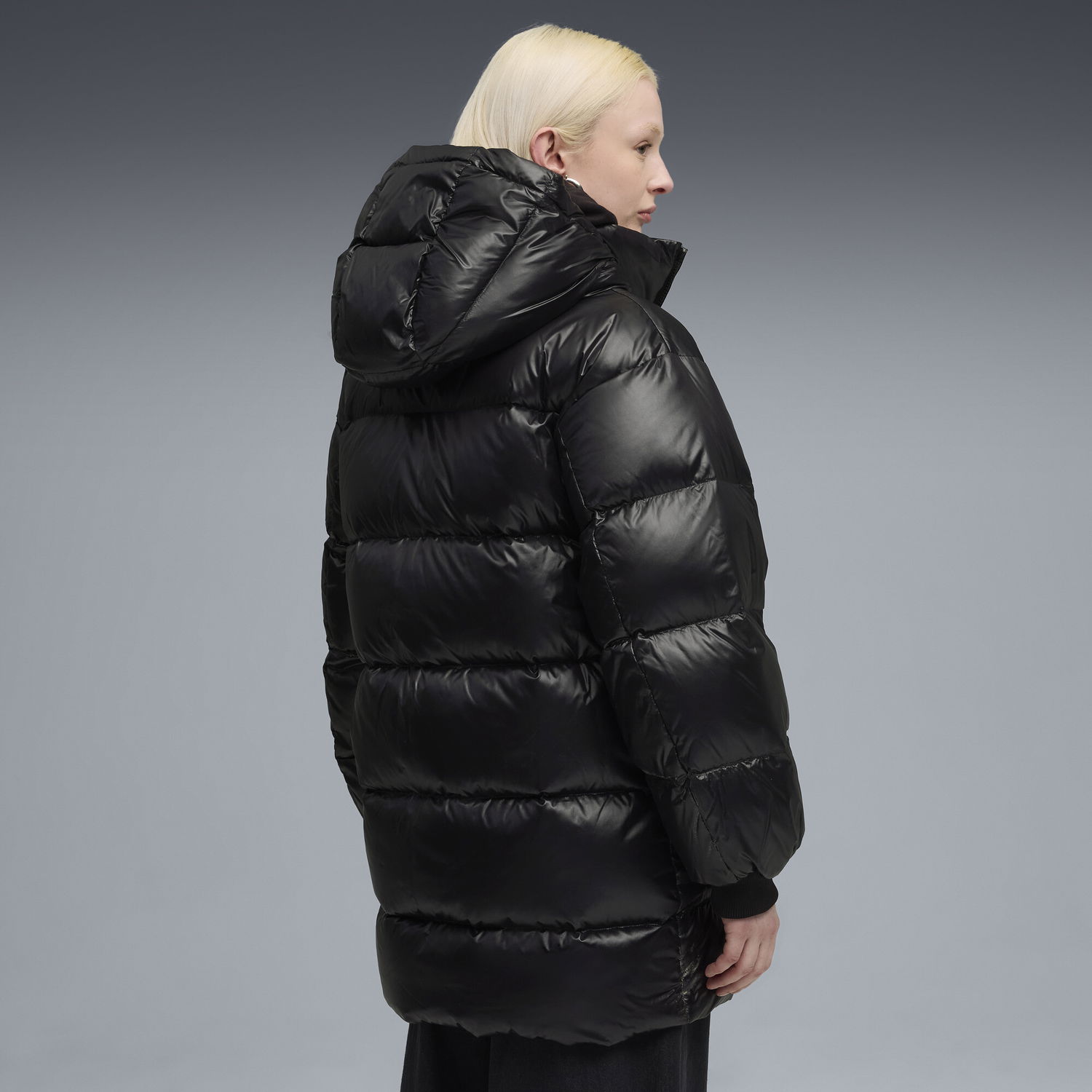 Пухо яке Puma Hooded Down Puffer Jacket Style Черно | 688389_01, 1