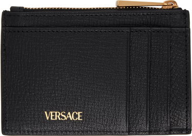 Портфейл Versace Versace Goatskin Zip Card Holder Черно | 1016785_1A10544, 1