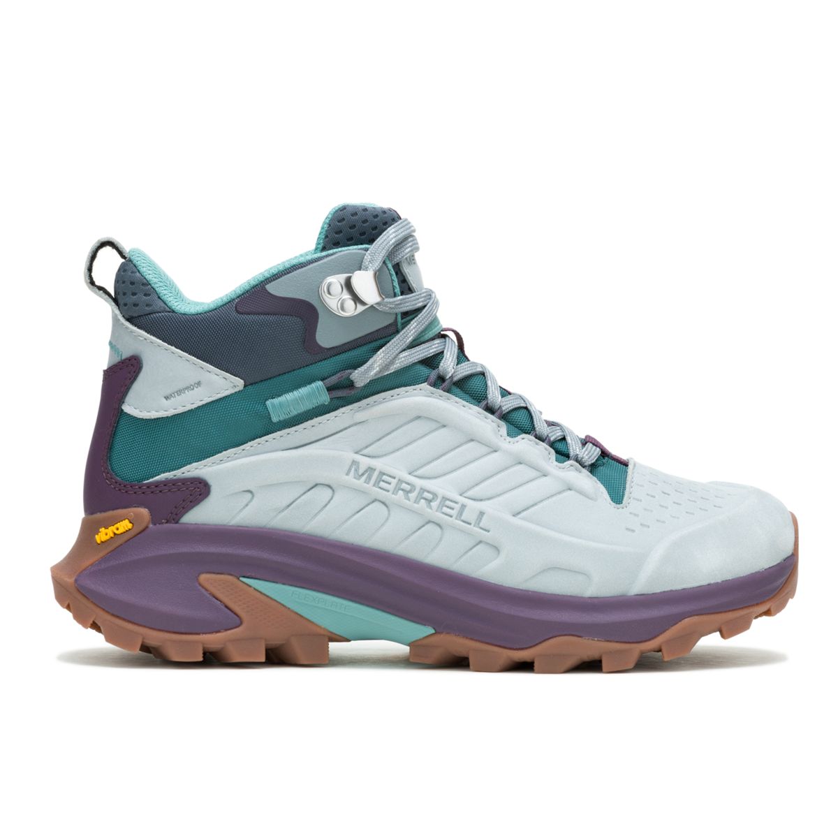 Кецове и обувки Merrell Moab Speed 2 Leather Mid Waterproof Hiking Boots Синьо | J038222, 1