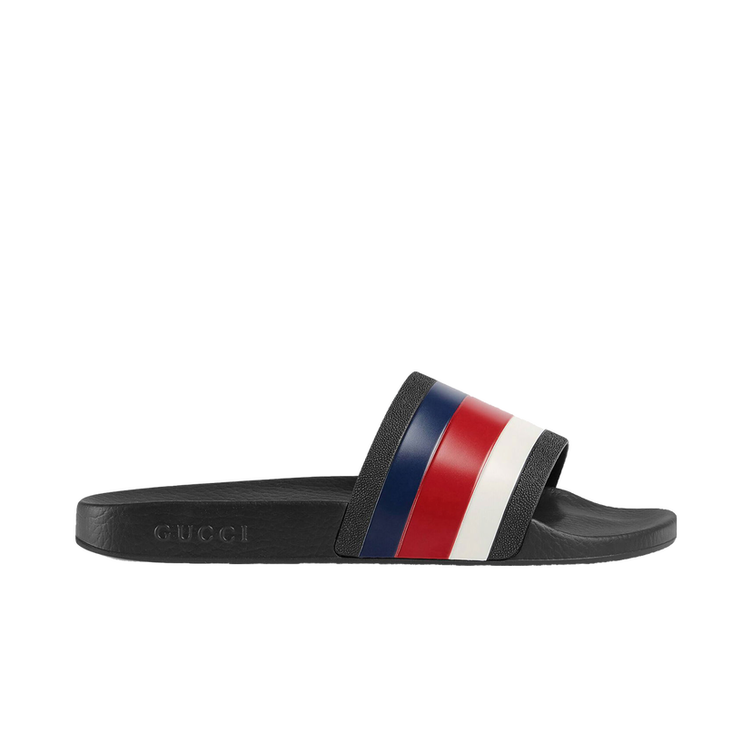 Кецове и обувки Gucci Pursuit Pool Slides Тъмно синьо | 308234 GIB10 1071