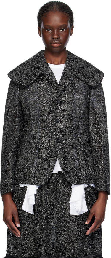 Яке Comme des Garçons Comme des Garçons Floral Jacket Черно | RM-J022-051, 0