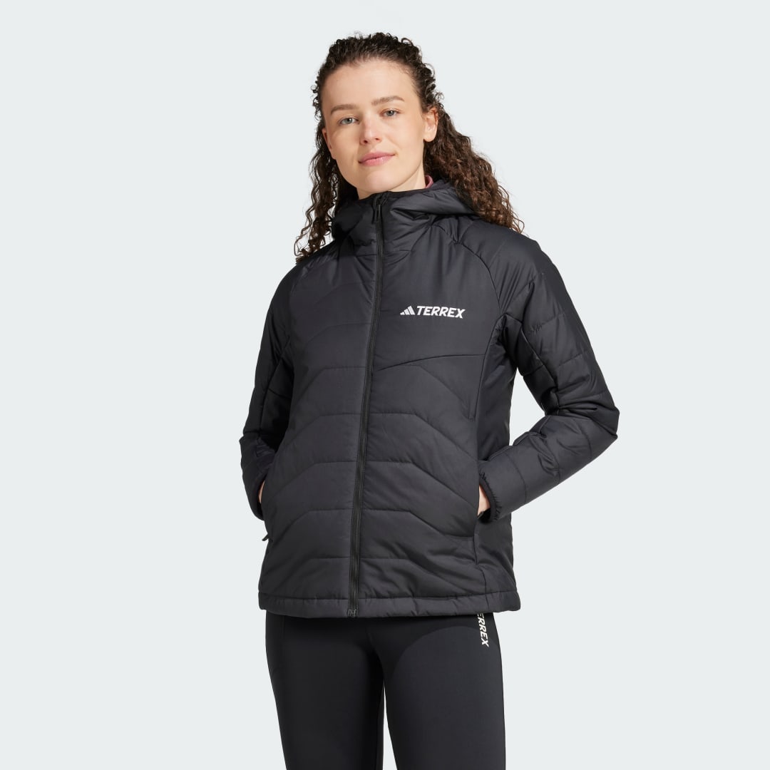 Пухо яке adidas Performance Insulated Hooded Черно | IM7668, 1