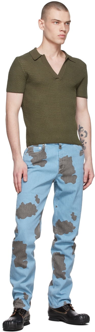 Дънки Coperni Straight-Leg Jeans Синьо | COPRS22P14203MEN, 3