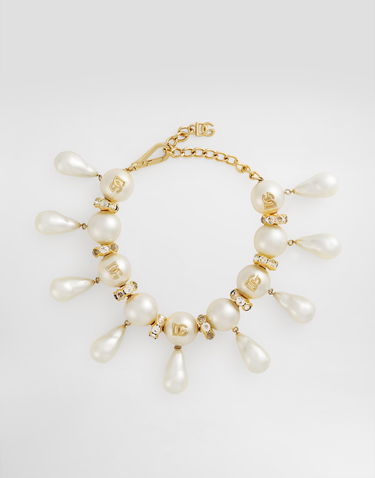 Колие Dolce & Gabbana Maxi-necklace With Spheres, Teardrop Accents And Dg Logo Многоцветен | WNR2E3W1111W0111, 3