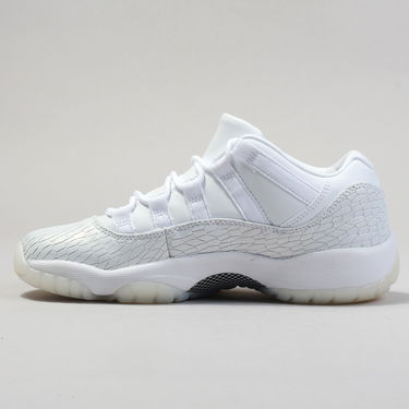 Кецове и обувки Jordan Air Jordan 11 Retro Low Premium "Frost White" GS Бяло | 897331-100, 0