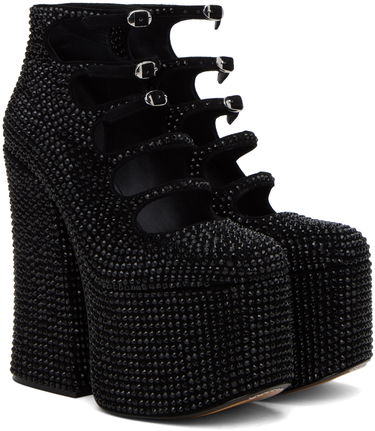 Бижута Marc Jacobs Marc Jacobs 'The Rhinestone Kiki' Platform Heels Черно | 2R3FBO011F14, 3