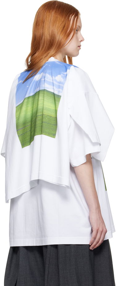 Тениска VETEMENTS Vetements Desktop Double Layered T-Shirt Бяло | UH76TR770W, 2