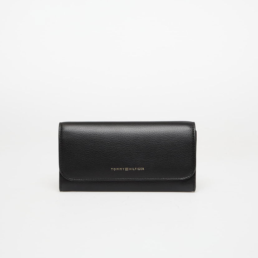 Портфейл Tommy Hilfiger Tommy Hilfiger Large Flap Wallet Черно | AW0AW17734 BDS
