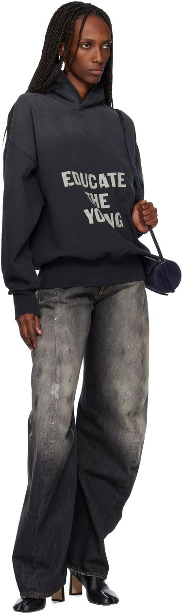 Суитчър Fear of God Educate Distressed Pullover Hoodie Сиво | FG25FW12-12110BHFUS, 3