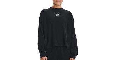 Суитчър Under Armour Rival Terry Oversized Crew Neck Черно | 1376995-001, 1