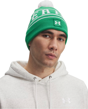 Шапка Under Armour Halftime Pom Beanie Зелено | 1386634-305, 2