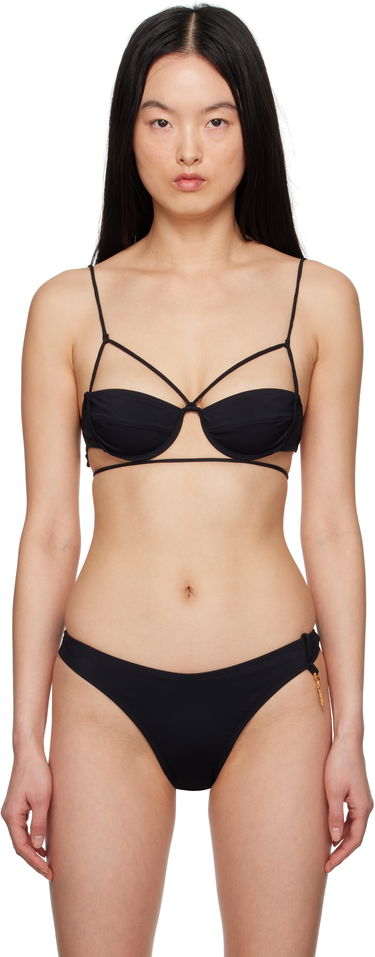 Бански Jacquemus Jacquemus Signature Bikini Top Черно | 25E251SW014-2294, 0