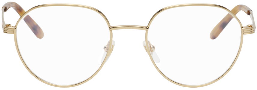 Слънчеви очила Gucci Round Glasses Бежово | GG1458O-002, 0
