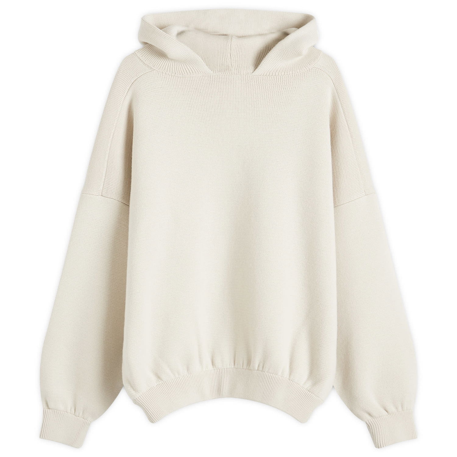 Суитчър Fear of God Knitted Hoodie Бяло | FG24FW20-7121MER-740, 0