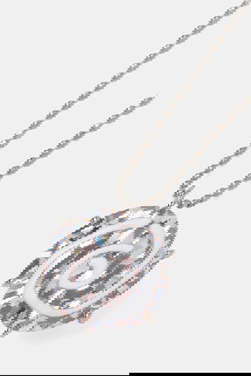Колие Maison Margiela Crystal Pendant Ball Chain Necklace Металик | SM7UU0080.P8372.971, 1