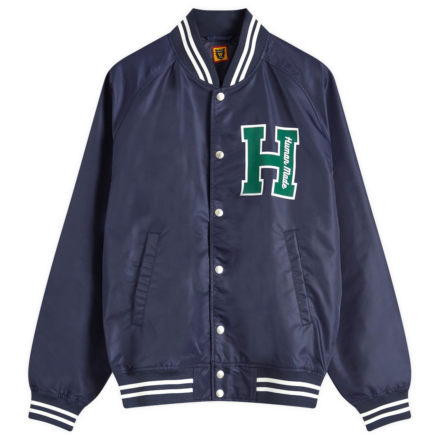 Яке бомбър Human Made Stadium Jacket Синьо | HM28JK008-NY, 0