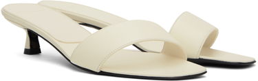 Аксесоари Loulou de Saison Loulou de Saison Atrium Heeled Sandals Бяло | ATRIUM, 3