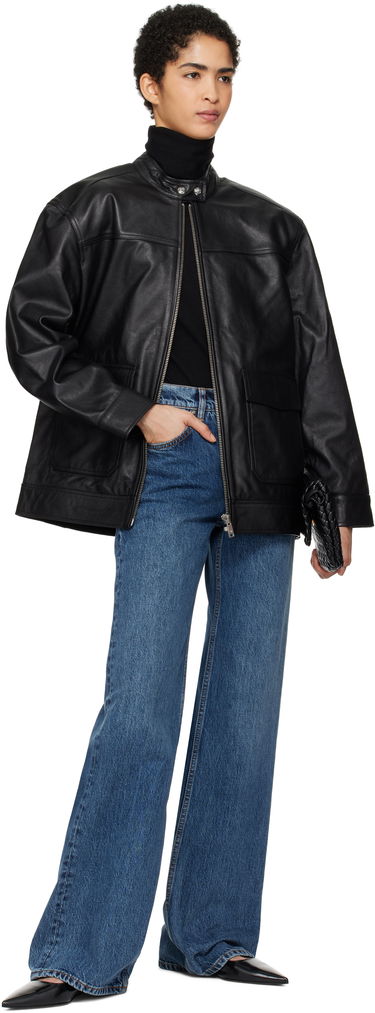 Дънки Anine Bing ANINE BING Hugh Wide Leg Jeans Синьо | A-06-1134-418-WHD8, 3