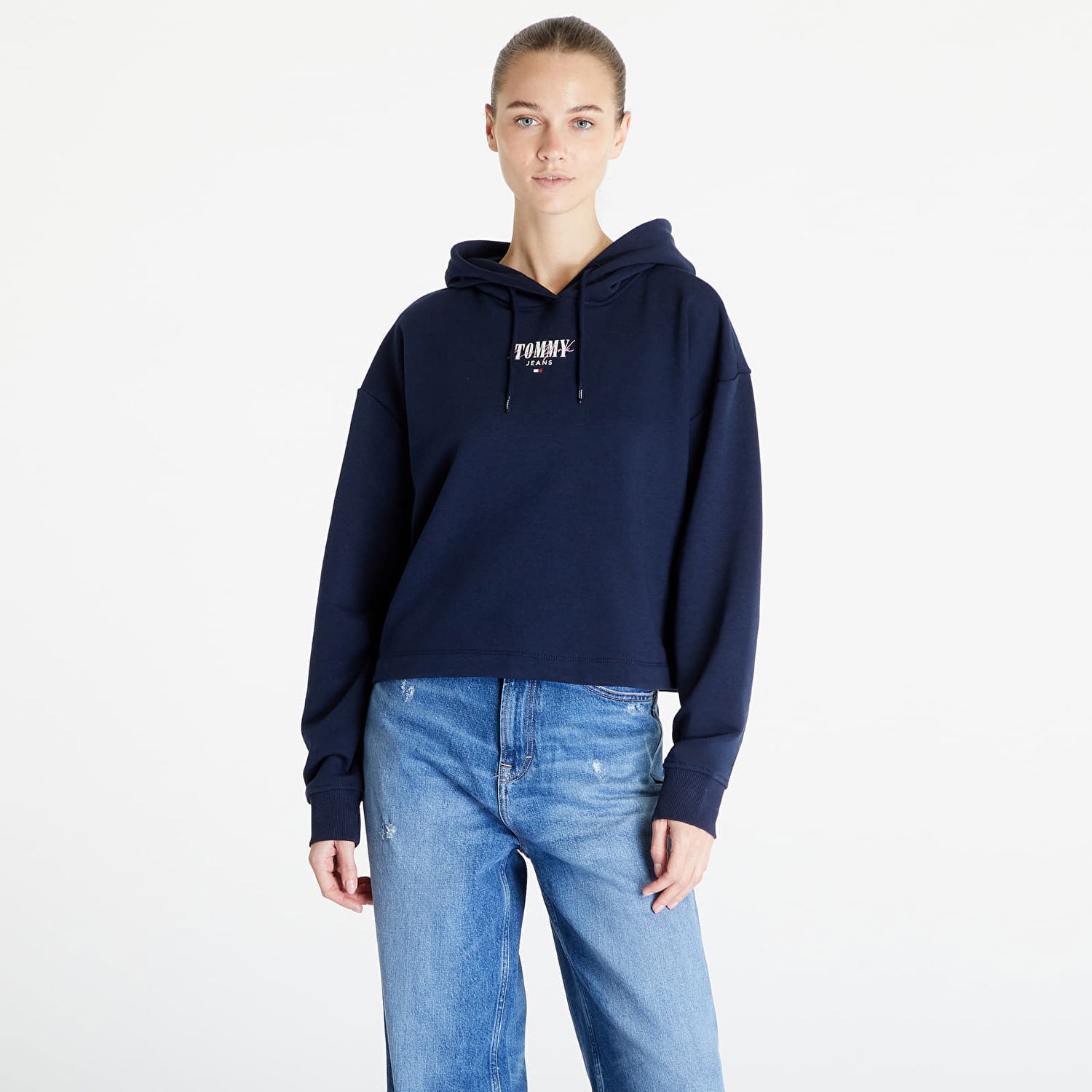 Суитчър Tommy Hilfiger Relaxed Essential Logo Hoodie Тъмно синьо | DW0DW17797 C1G, 0