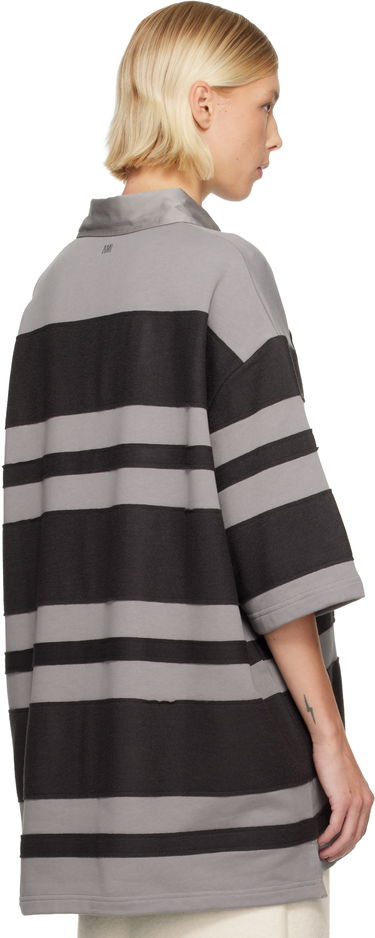 Поло тениска AMI Ami De Coeur Cotton Striped Polo Многоцветен | H25UPL414.JE0168, 2