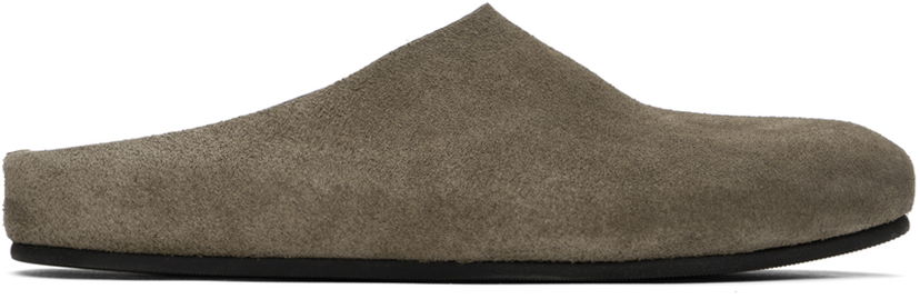 Облекло The Row The Row Hugo Suede Slides Сиво | F1486-L25