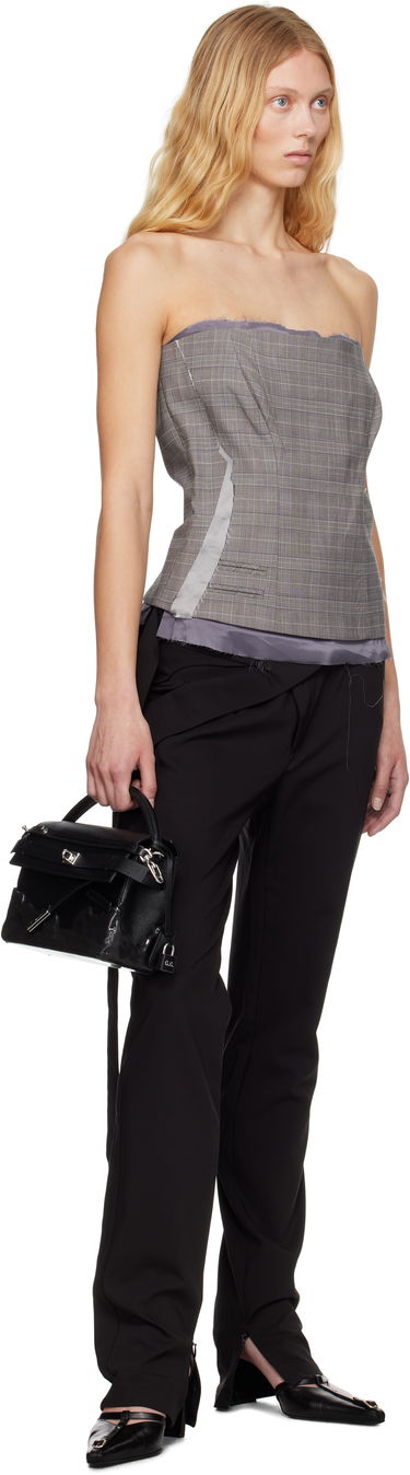 Съкратен топ Ottolinger Ottolinger Suit Corsage Top Сиво | 123-103023-02, 3