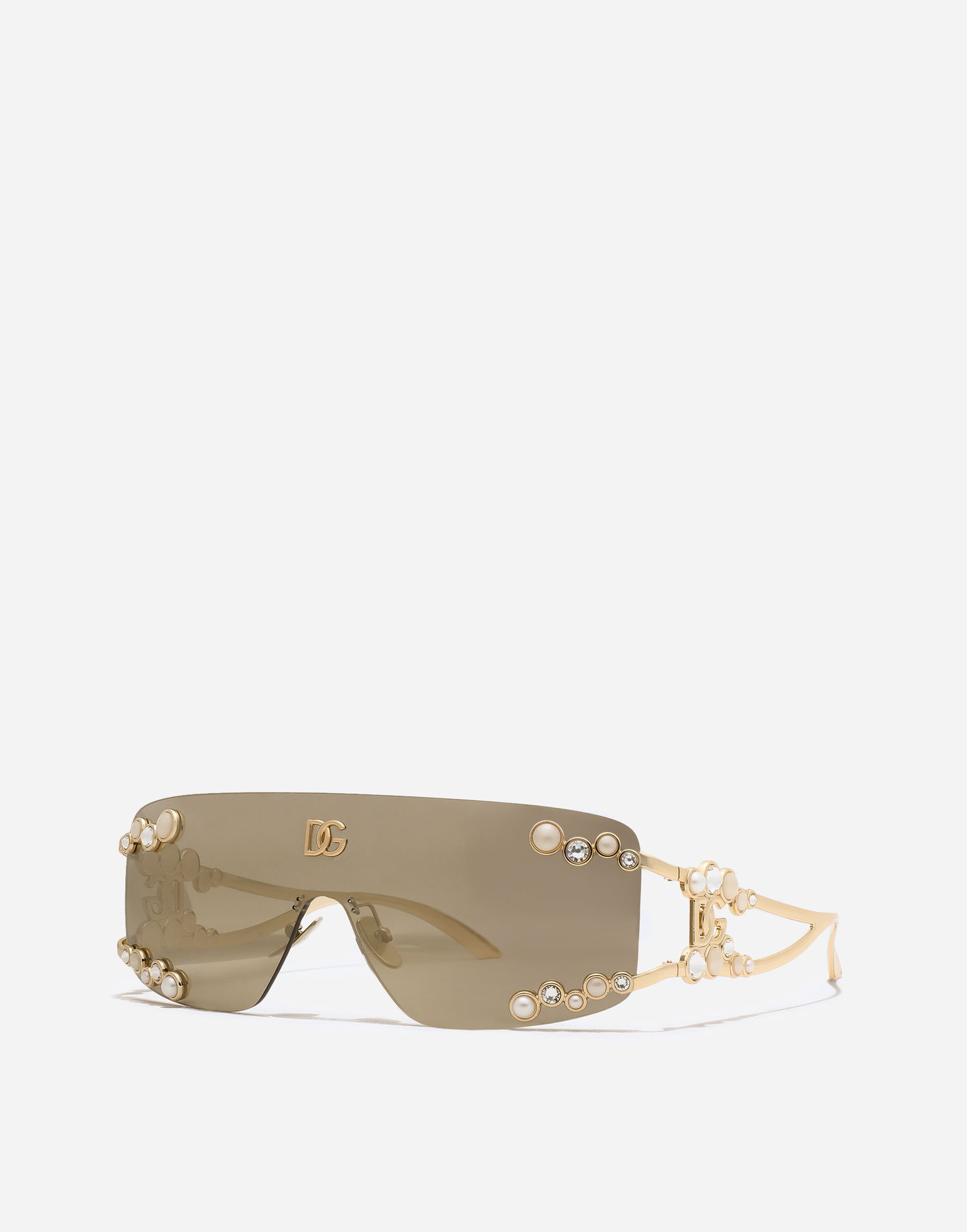 Слънчеви очила Dolce & Gabbana Dg Filo Shield Sunglasses with Pearls and Crystals Металик | VG2323VM2039V000, 1